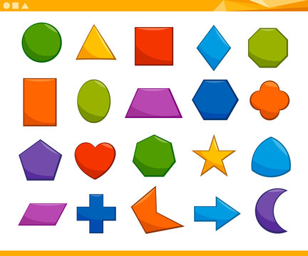 educational basic geometric shapes