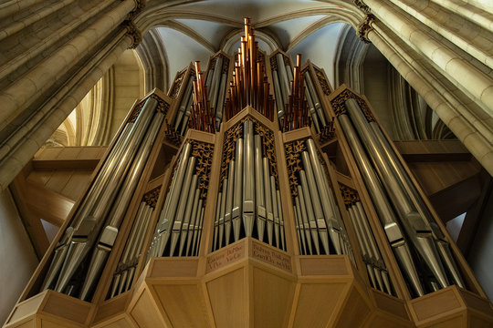 Orgel in der St. Lambertikirche, M&uuml;nster, Westfalen, Deutschland 