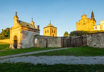 Basilica and monastery on the Holy Cross (Lysa Gora) in Swietokrzyskie mountains, Poland