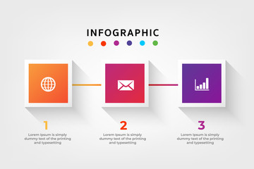 Infographic Timeline design with icons. Infographics for business concept, vector illustrator 