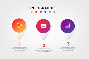 Infographic Timeline design with icons. Infographics for business concept, vector illustrator 