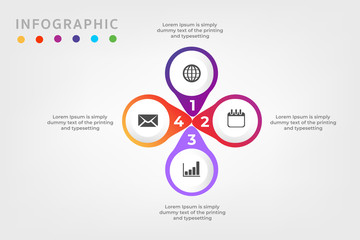Infographic Timeline design with icons. Infographics for business concept, vector illustrator 