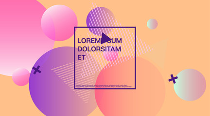 Memphis Minimal Geometric Pattern. Geometric Elements, Minimal Business Cover Template. Memphis Futuristic Flyer Flat Corporate Identity. Contemporary Elegant Hipster Vector Cover Presentation.