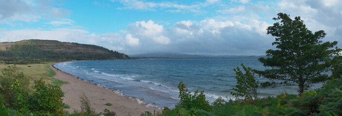 Panorama Tralee Bay Oban Scotland