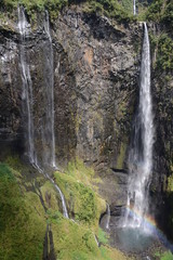 Wasserfall aus Hubschrauber fotografiert