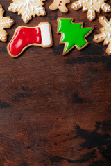Christmas gingerbread cookies
