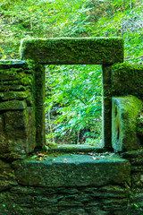 Naklejka premium maison abandonnée 