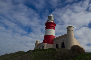 Fototapeta na wymiar Cape Agulhas lighthouse