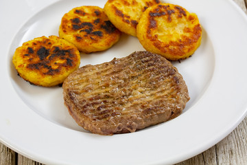 chopped steak