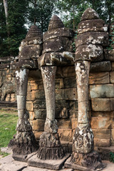 Fototapeta premium Kambodscha - Angkor - Baphuon - Terrasse der Elefanten