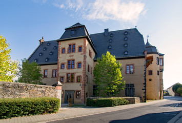 Fototapeta na wymiar Solmser Schloss, Butzbach, Wetterau, Hessen, Deutschland 