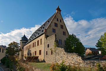Fototapeta na wymiar Solmser Schloss, Butzbach, Wetterau, Hessen, Deutschland 