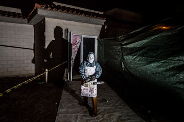 Asesino motosierra halloween