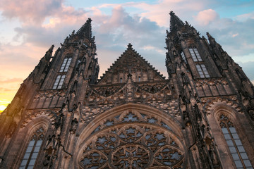 Fototapeta premium Prague under sunlight.