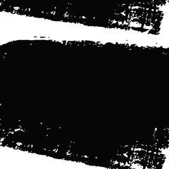 Post and Banners template with abstract brush strokes