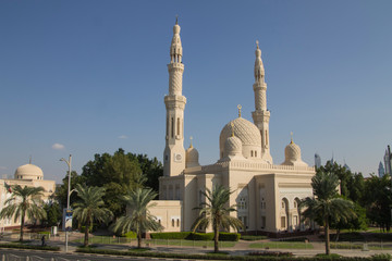 Fototapeta na wymiar Jumeirah Mosque Dubai