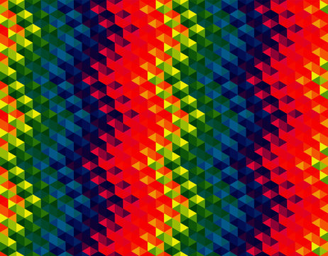 Colorful abstract geometric seamless texture