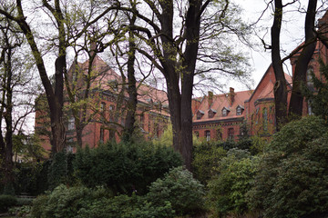 Theological seminary in Wroclaw city. Ostrow Tumski, Wroclaw, Poland.