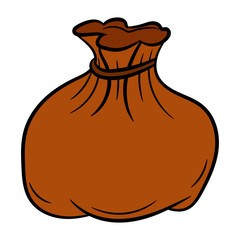 Vintage bag. Burlap. Sackful.