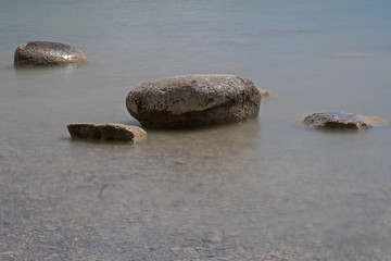 Steine im See