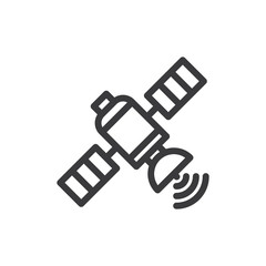Satellite vector icon