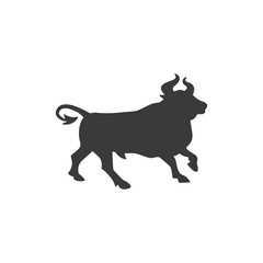 Fototapeta premium Bull vector icon