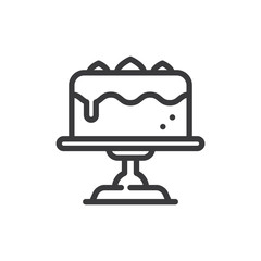 Cake vector icon