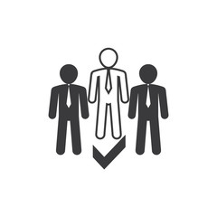 Leadership vector icon