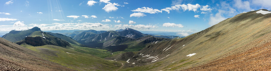 Panorama View of the La Garita Wilderness from San Luis Peak, a Colorado 