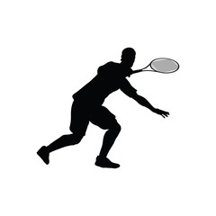 Tennis silhouette