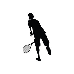 Tennis silhouette