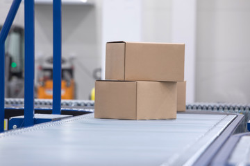 Delivery of parcels, packaging services and transport packages
