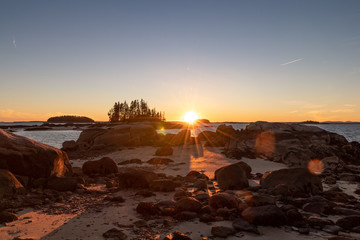 Sunset in Stonington, ME