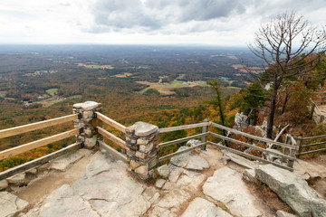 Pilot Mountain State Park in the Fall