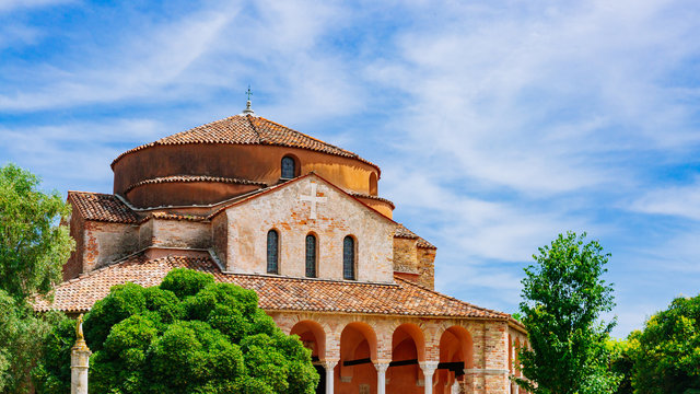 Church of Santa Fosca on the island of Torcello, Venice, Italy