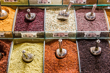 spices at Grand Bazaar in Istanbul