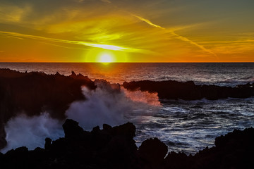 Sonnenuntergang auf den Azoren