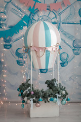 New year Christmas decoration for children kids studio