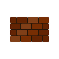 Bricks icon. vector illustration