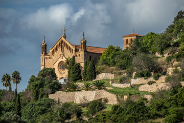 Fototapeta na wymiar parish church Transfiguració del Senyor, Artà, Mallorca, Balearic Islands, Spain