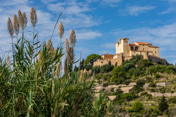 pilgrimage church of Sant Salvador or Santuari de Sant Salvador, Artà, Mallorca, Balearic Islands,...