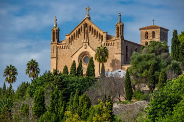 Fototapeta na wymiar parish church Transfiguració del Senyor, Artà, Mallorca, Balearic Islands, Spain