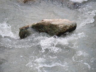 Rock in the water