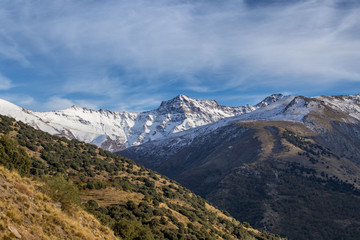 Fototapeta premium Sierra Nevada vista desde el norte
