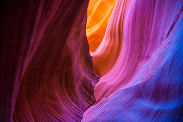 Amazing landscape in Antelope Canyon, Arizona © evenfh