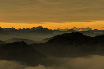 Fototapeta premium Zwei Länderblick