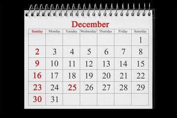 December 25 in the calendar 