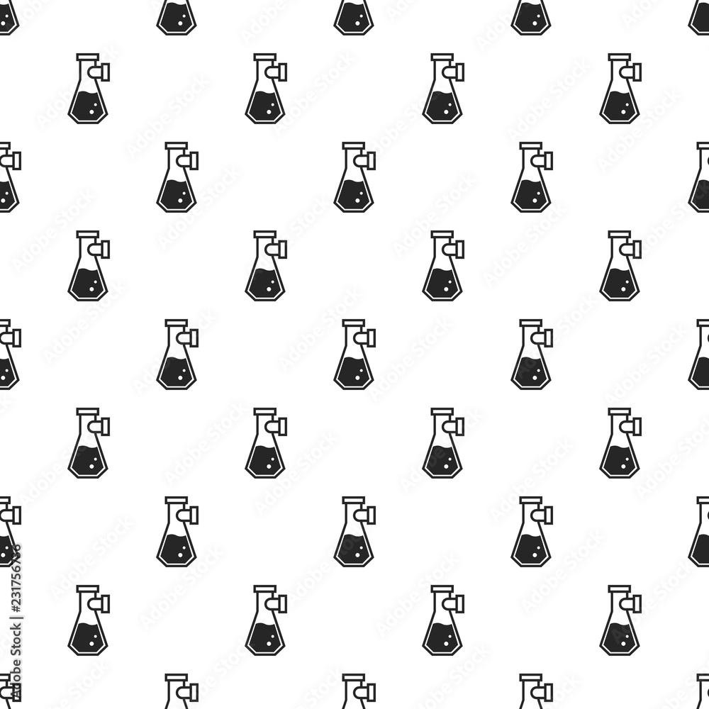 Poster double flask pattern seamless repeat background for any web design