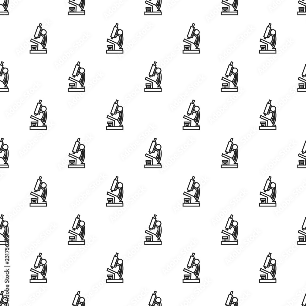 Poster microscope pattern seamless repeat background for any web design