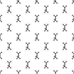 Chemical molecule pattern seamless repeat background for any web design
